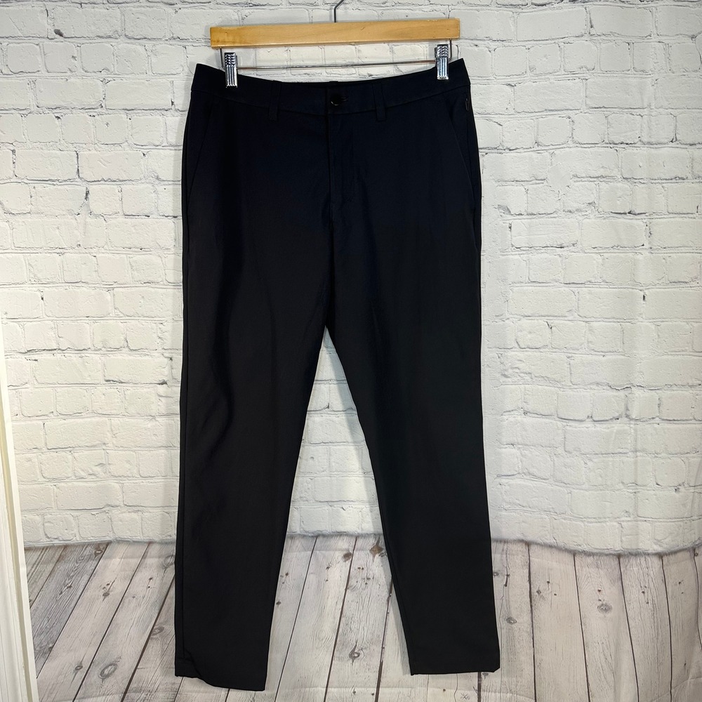 Lululemon ABC Classic Fit Pant Mens 31 Black Technical Chino Trousers